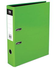 view File Master Binder Vivid Foolscap Lever Arch - Lime Green