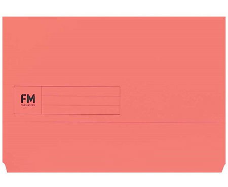 File Master Foolscap Document Wallet - Pink