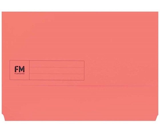 File Master Foolscap Document Wallet - Pink