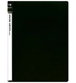 File Master Insert Cover Display Book Black - 20 Pocket
