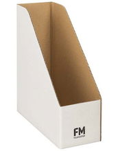 view File Master No3 Magazine File - White