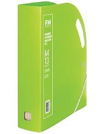 File Master Premium Expanding Magazine File - Lime Green