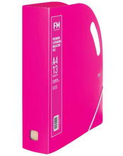 view File Master Premium Expanding Magazine File - Shocking Pink