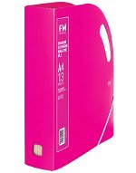 File Master Premium Expanding Magazine File - Shocking Pink