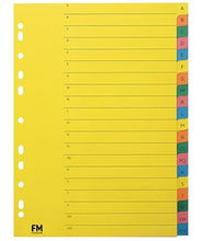 view File Master A4 Cardboard Jan-Dec Multi Colour Indices