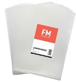 File Master A4 L-Shape Pocket Presentation Folder Clear - 12 Pack