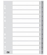 view File Master A4 Polypropylene 1-12 Indices