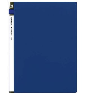 File Master 60 Pocket A4 Display Book - Blue