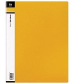 File Master 40 Pocket A4 Display Book - Yellow