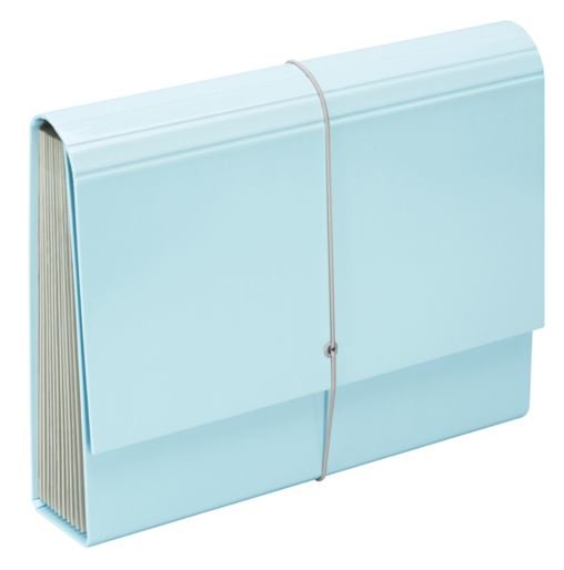 File Master Pastel 13 Pocket Expanding File - Blue