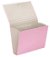 File Master Pastel 13 Pocket Expanding File - Pink