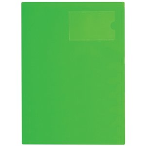 File Master 3 Pocket A4 Presentation Folder - Lime Green