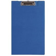 view File Master PVC Foolscap Clipboard with Flap - Blue