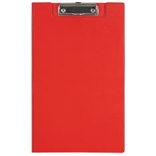 view File Master PVC Foolscap Clipboard with Flap - Red