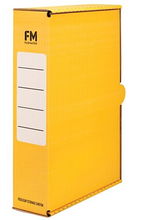 view File Master Foolscap Storage Box Carton Yellow