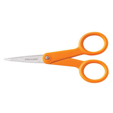Fiskars 5 Inch Micro Tip Scissors - Orange