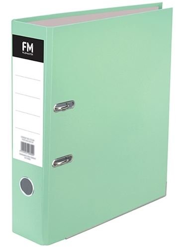 File Master A4 Pastel Lever Arch File Mint Green