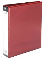File Master A4 PVC Insert Cover 2/38 Ring Binder Red