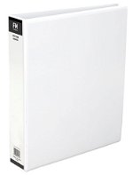 File Master A4 PVC Insert Cover 3/50 Ring Binder White