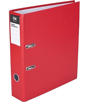 File Master A4 Radofile Lever Arch File Red