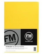 File Master Manila Folders Foolscap Yellow 50 Pack