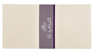 G Lalo Creme DLE Velin pur Coton Envelope - 20 Pack