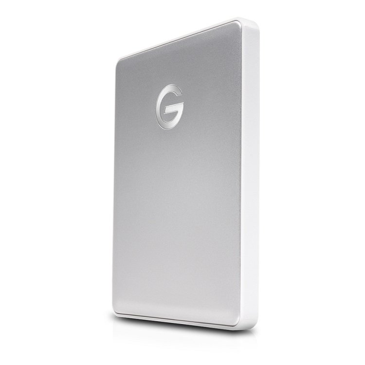 G-Technology G-DRIVE 1TB USB 3.1 USB-C External Hard Drive - Silver