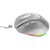Genius Ergo 9000S Pro Silent Ergo RGB Bluetooth 2.4GHz Optical Wireless Mouse - Silver