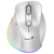 Genius Ergo 9000S Pro Silent Ergo RGB Bluetooth 2.4GHz Optical Wireless Mouse - White