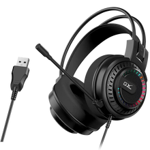 view Genius HS-GX570 USB Overhead Wired Stereo Gaming Headset - Black