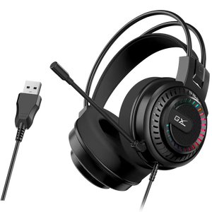 Genius HS-GX570 USB Overhead Wired Stereo Gaming Headset - Black