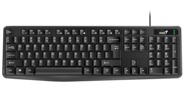Genius KB-117 USB Wired Keyboard - Black