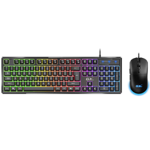view Genius Scorpion KM-GX6 RGB USB Wired Gaming Keyboard and Mouse Combo - Black