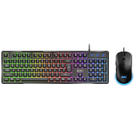 Genius Scorpion KM-GX6 RGB USB Wired Gaming Keyboard and Mouse Combo - Black