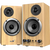 Genius SP-HF520BT Bluetooth Wooden Stereo Speakers - Pine Wood