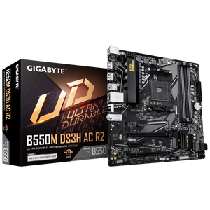 Gigabyte B550M DS3H AC R2 AMD AM4 B550 mATX RGB Wi-Fi Motherboard