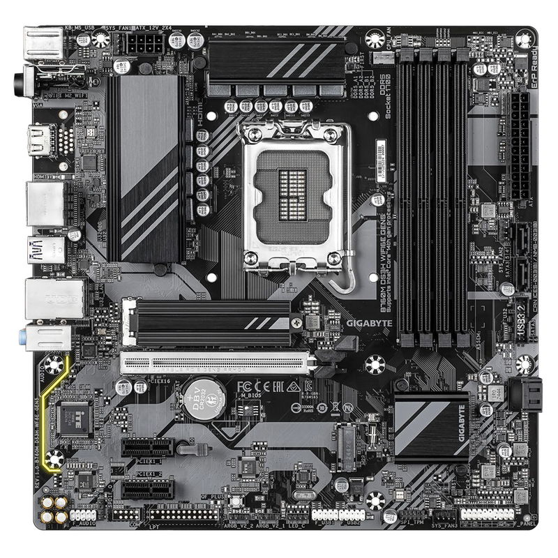 Gigabyte B760M DS3H Gen5 Intel LGA1700 mATX WiFi6E Motherboard
