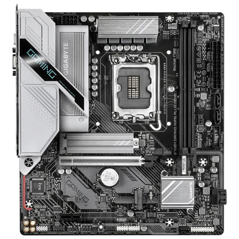 Gigabyte B760M G Plus Gen5 Intel LGA1700 mATX Gaming WiFi 6 Motherboard
