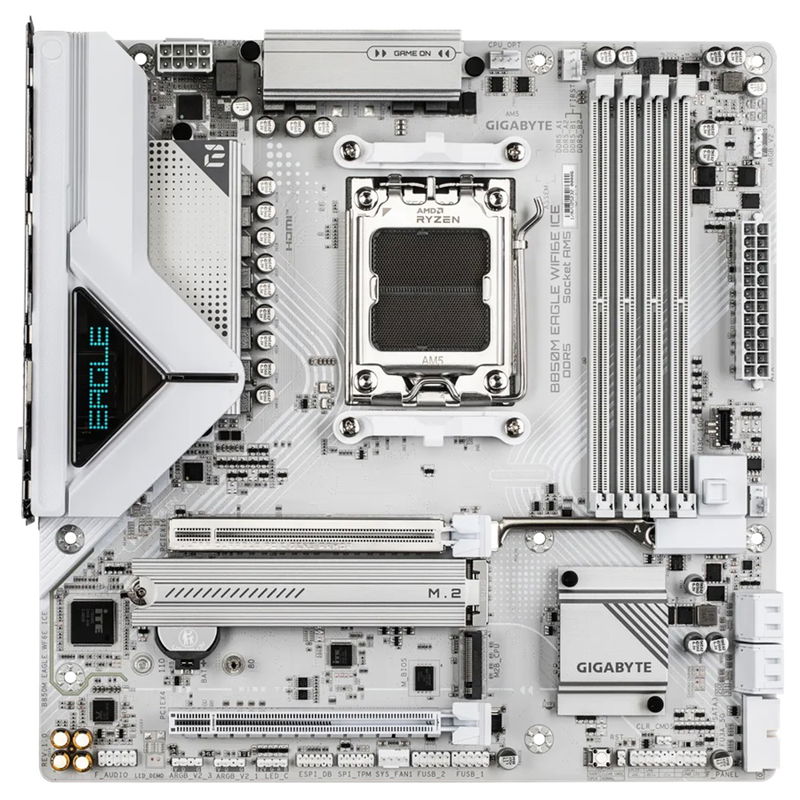 Gigabyte B850M Eagle Ice AMD AM5 mATX Gaming WiFi Motherboard