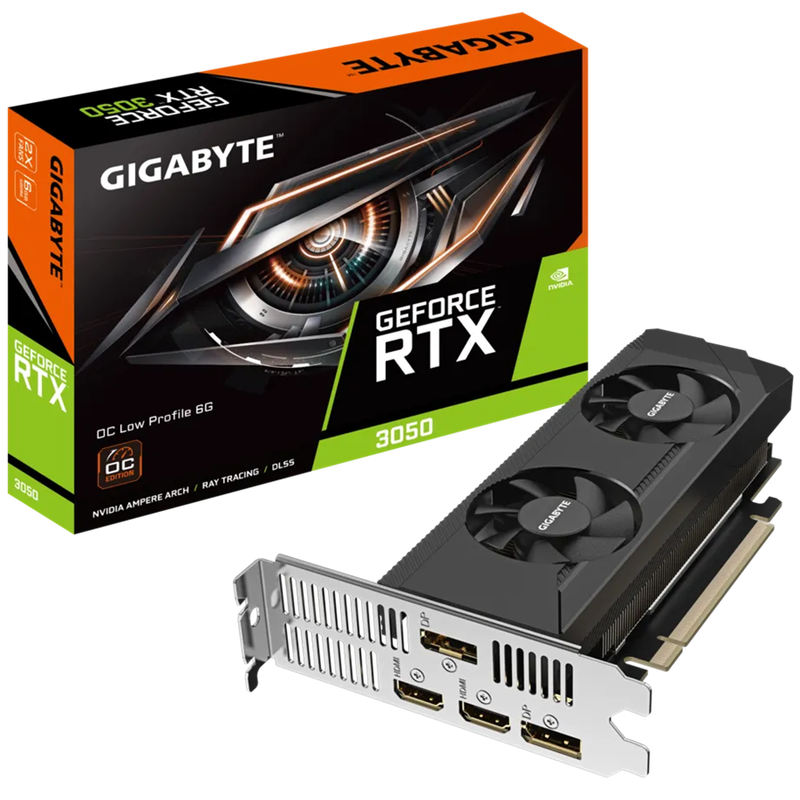 Gigabyte GeForce RTX 3050 OC 6GB GDDR6 Nvidia Graphics Card - DisplayPort, HDMI