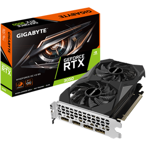 Gigabyte GeForce RTX 3050 WINDFORCE OC V2 6G 6GB GDDR6 NVIDIA Graphics Card - DisplayPort, HDMI