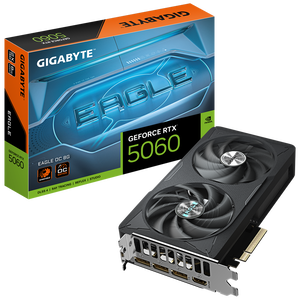 Gigabyte GeForce RTX 5060 EAGLE OC 8G 8GB GDDR7 NVIDIA Graphics Card - DisplayPort, HDMI