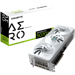 Gigabyte GeForce RTX 5070 Ti AERO OC 16G 16GB GDDR7 NVIDIA Graphics Card - DisplayPort, HDMI