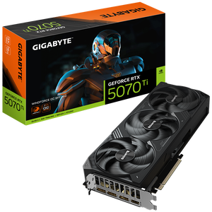 Gigabyte GeForce RTX 5070 Ti WINDFORCE OC SFF 16G 16GB GDDR7 NVIDIA Graphics Card - DisplayPort, HDMI