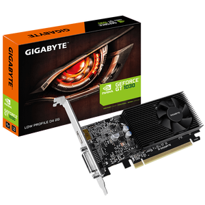 Gigabyte GT 1030 Low Profile D4 2G 2GB DDR4 Graphics Card - DVI-D, HDMI