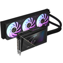 view Gigabyte Aorus GeForce RTX 5080 Xtreme Waterforce 16GB GDDR7 Nvidia Graphics Card - DisplayPort, HDMI