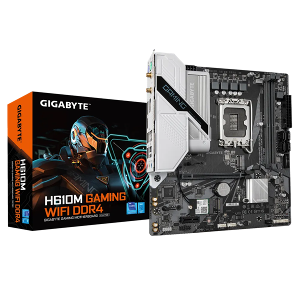 Gigabyte H610M GAMING WF DDR4 LGA1700 mATX Gaming Wi-Fi Motherboard