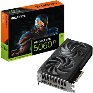 Gigabyte GeForce RTX 5060 Ti WINDFORCE OC 16GB GDDR7 Nvidia Graphics Card - DisplayPort, HDMI