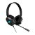 Gumdrop DropTech B2 USB Overhead Wired Stereo Headphones with Microphone - Black