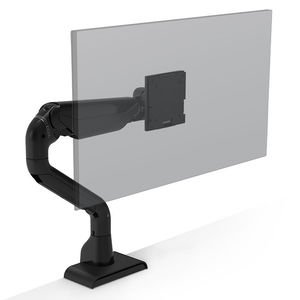 HAT Collective E5 Single Dynamic Monitor Desk Mount Bracket for Up to 49 Inch Flat Panel TVs or Monitors - Up to 20kg - Black